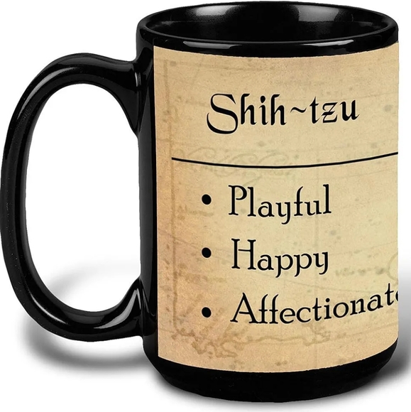 🆕SHIH TZU Faithful Friend Coffee Mug Cup Coffee Tea Dog Lover Mug - Picture 2 of 2